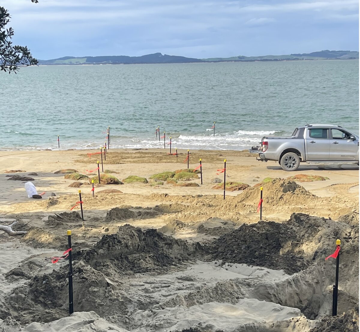 Wharf works begin at Poutō 